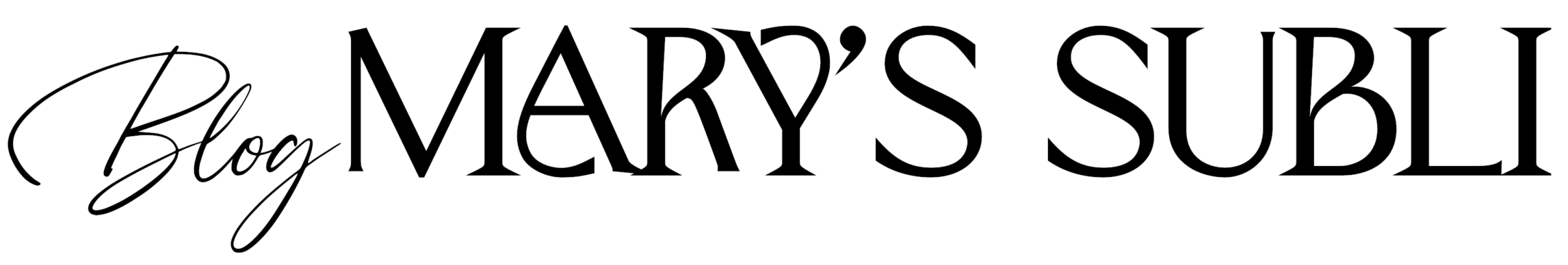 Blog MARYS SUBLI